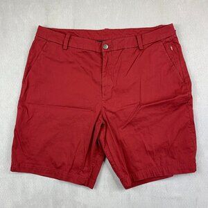 Lululemon Mens Shorts 36 Oxblood Red ABC Commission Slim Chino 9" Stretch M7AAAS